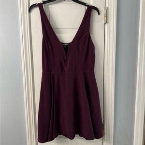 Express Purple Sleeveless Dress/Romper